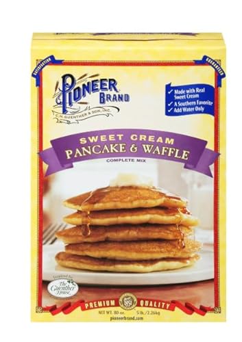 Pioneers Brand Complete Buttermilk Pancake & Waffle Mix, 80 Ounce