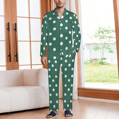 Couple Pajamas Set Long Sleeve Pjs Soft Warm Sleepwear Set for Women Elastic Jogger Pants with Pockets2