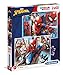 Clementoni- Supercolor Puzzle-Spider-Man-2 x 60 piéces- 21608