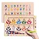 Uiseba Dinosaurier Mini magnetische Farbe und Zahl Labyrinth Montessori Spielzeug für Alter 3 4 5, Kleinkind Busy Board, Pädagogische Vorschule Lernaktivitäten, Jungen und Kinder