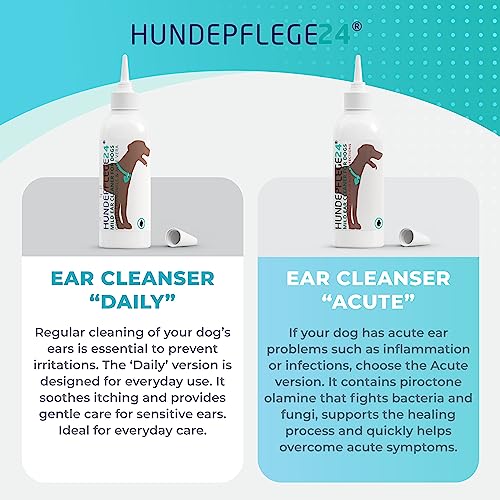 Hundepflege24 Dog Ear Cleaner Solution acute, Extra Strong Ear Cleaner for Dogs & Cats with Inflammation & Infections - Image 3