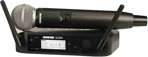 Shure GLXD24/SM58 Microphone System with GLXD4 Receiver and