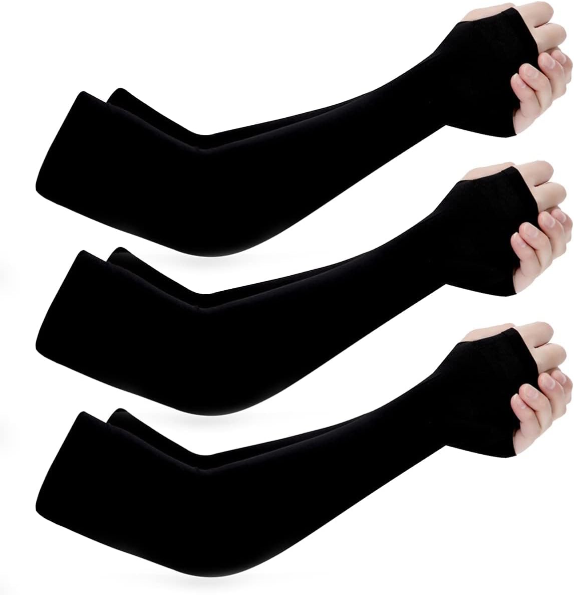 ECVV Arm Sleeves UV Protection 3 Pairs
