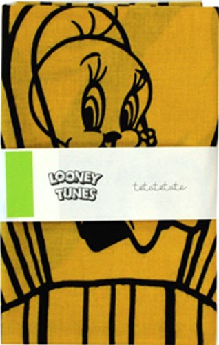 Amazon.co.jp: 注染てぬぐい LOONEY TUNES鳥かご(トゥイーティー