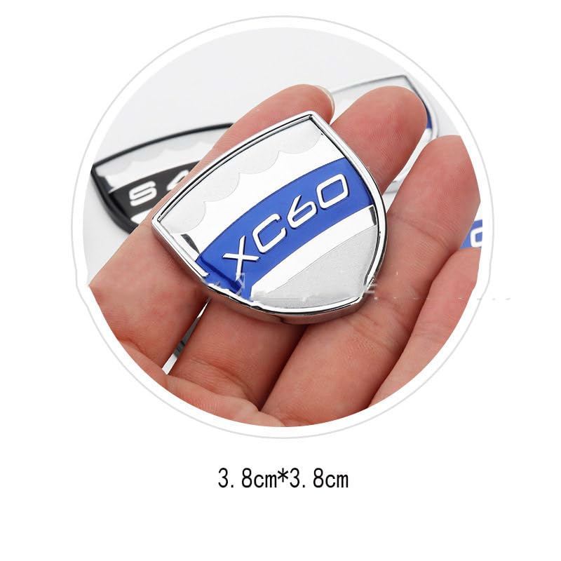 Autocollant Badge Lettres Pour Volvo – Style Chrome – Pour C30 XC60 S90 XC90 V40 S80L – Décoration Voiture - 6
