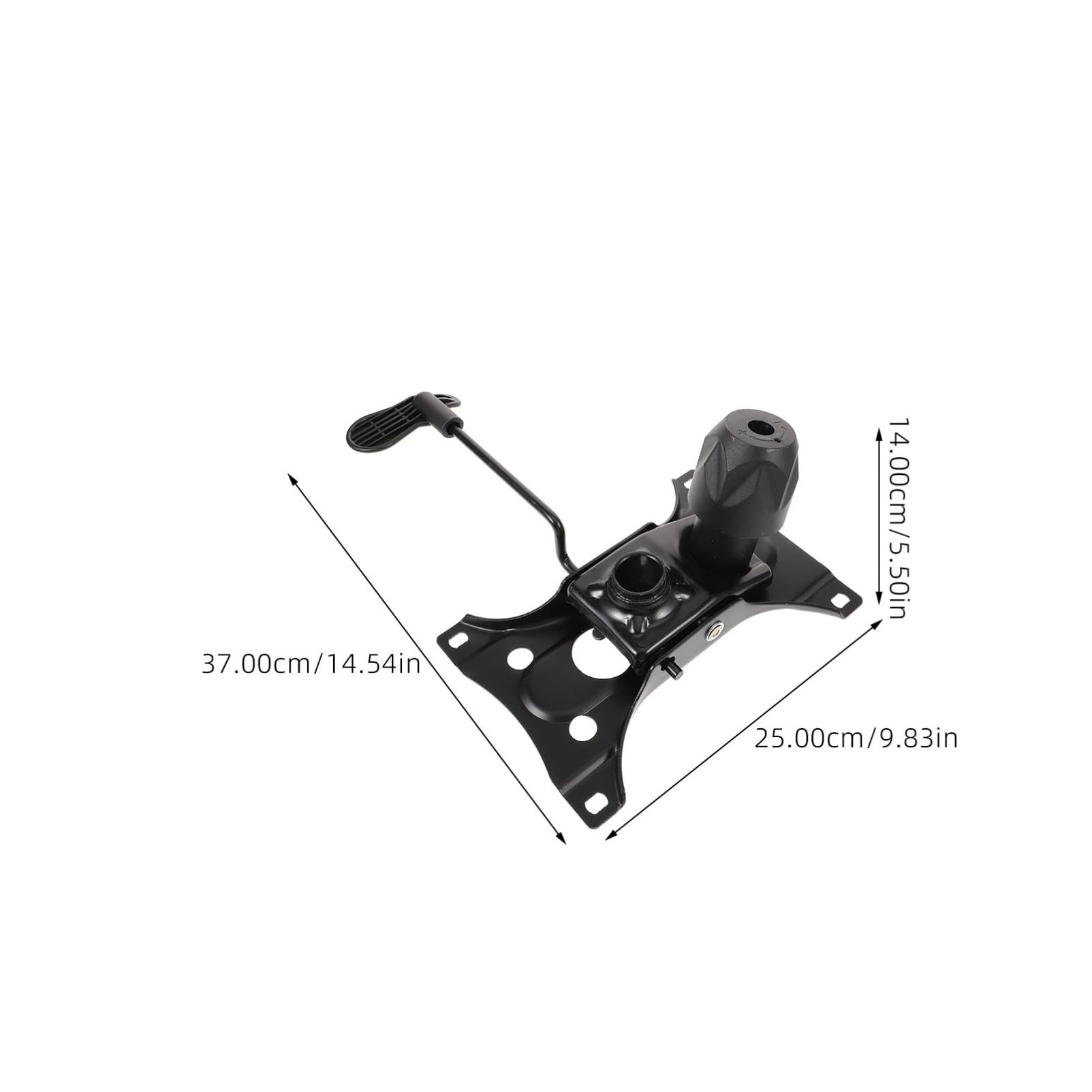 TOYANDONA Base Giratoria para Silla De Oficina Accesorio Resistente Metal Soporte Práctico con Diseño Ergonómico Fácil Instalación Repuesto para Mecanismos De Sillones De Despacho