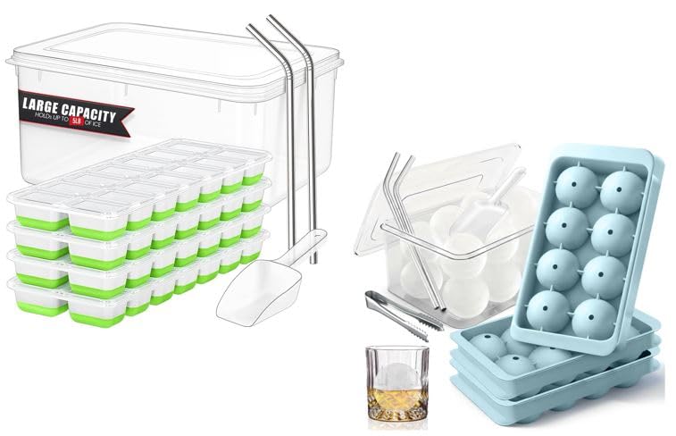 Set de 14 bandejas para cubitos y accesorios miniatura 1