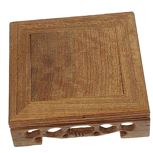 ifundom Base per Vasi in Legno Espositore per Fioriere Supporto per Vasi da Base per Trofei Portavasi Espositore per Artigianato
