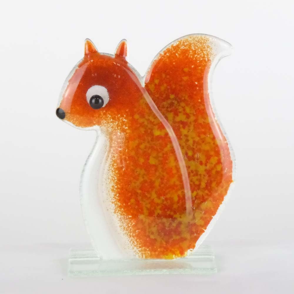 Nobile Glassware Red Squirrel Glass Ornament