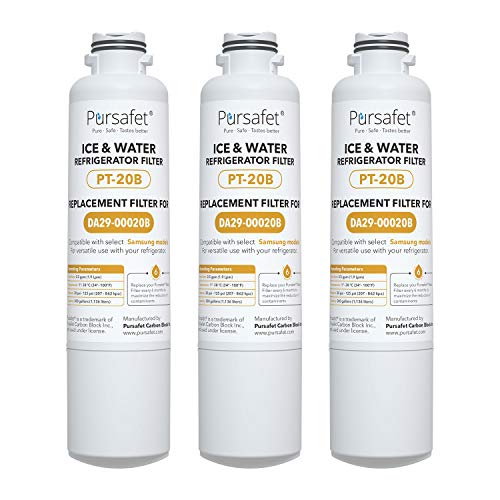 DA29-00020B Replacement Refrigerator Water Filter, Compatible with Samsung HAF-CIN, HAF-CIN/EXP, DA29-00020A/B, DA97-08006A, DA2900020B