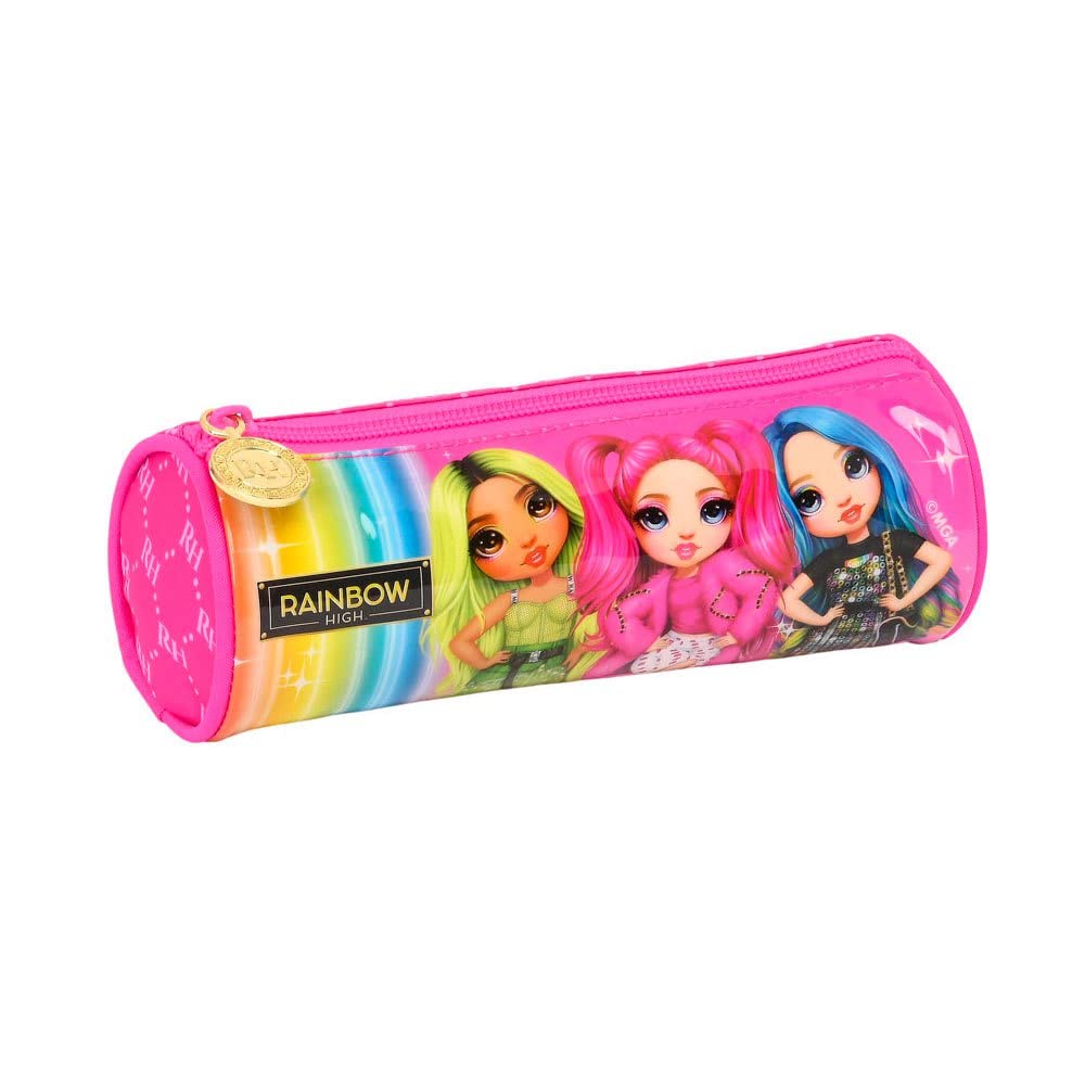 SAFTA 812220026 Rainbow High Round Case 20X7X7Cm, Multicoloured