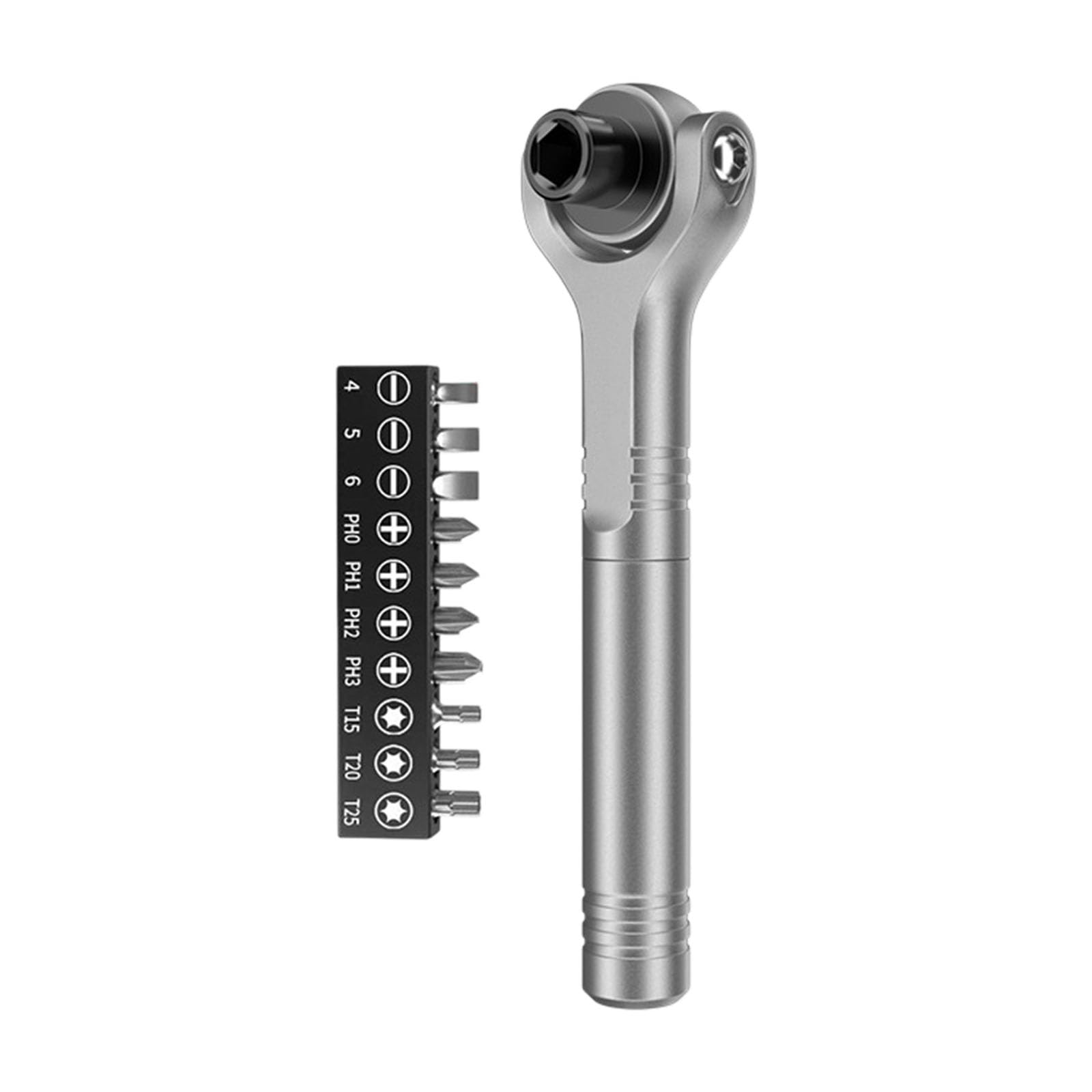 WEILWH Ratcheting Wrench Set With Flexible 180°Swivel Head And Quick Forward and Reverse For Tight Space Auto Repair