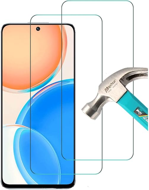 TQmate 2Pack Screen Protector Compatible for Honor X8 (6.7"), Tempered Glass, Anti Scratch, 9H Hardness, Easy to install film