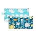 Bumkins Reusable Snack Bag Small 2 Pack, Sea Friends & Whales Away (B90)