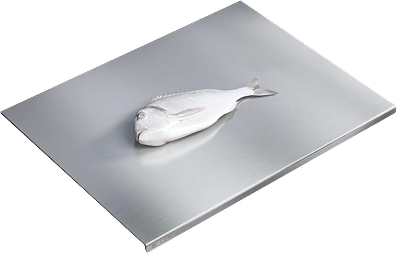 Planches à découper en acier inoxydable de cuisine grand format 60 * 50 * 1.5cm