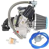 150cc GY6 Carburetor with Air Filter Intake Manifold Replacement for GY6 4 Stroke Engines Electric...