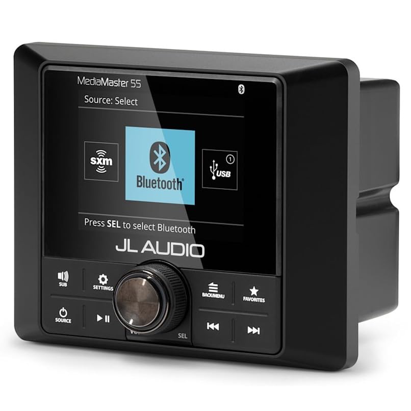 Garmin Jl Audio® Mediamaster® 55 Full-color LCD Display Weatherproof Verstärker One Size