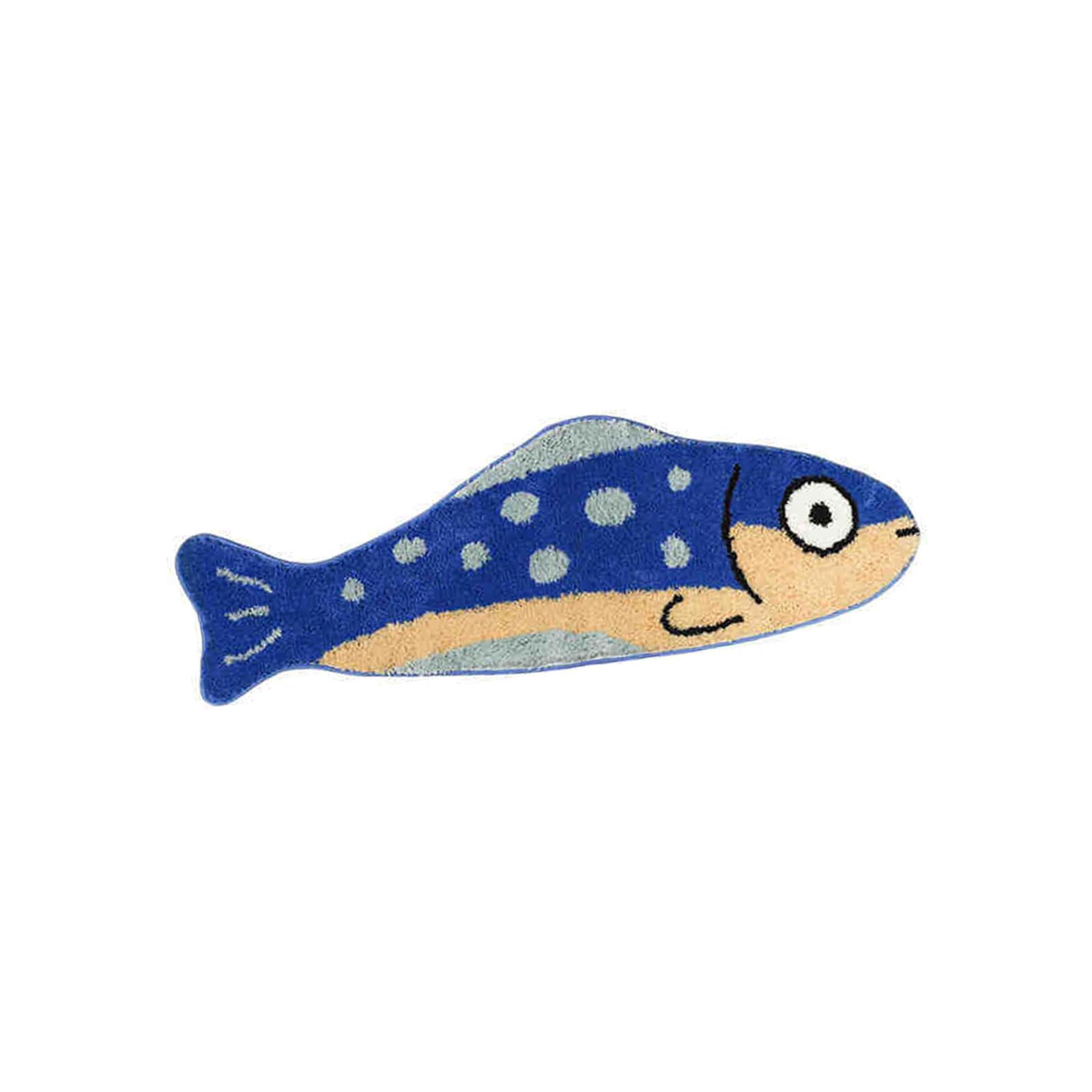 Tapis en forme de poisson amusant de taille standard pour decoration de chambre d enfant