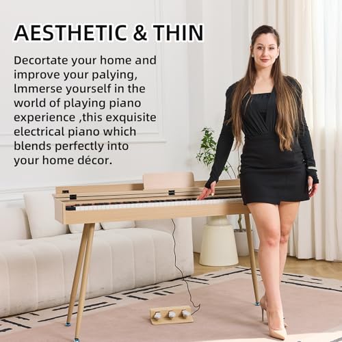 Professional 88-Key Weighted Hammer Action Digital Piano