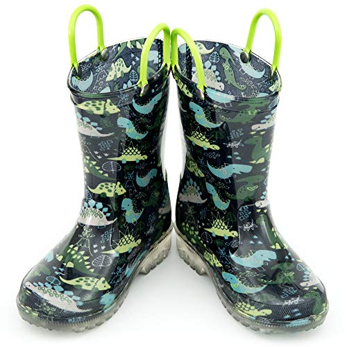 Image of HugRain Light Up Rain Boots for Little Kids