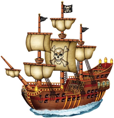 Jointed Pirate Ship Party Accessory (1 count) (1/Pkg) Jointed Pirate Ship Party Accessory (1 count) (1/Pkg)