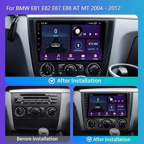 Navegador GPS para BMW Serie 1 E87 E81 E82 E88 pantalla táctil con mapas Europa 2004-2011 2