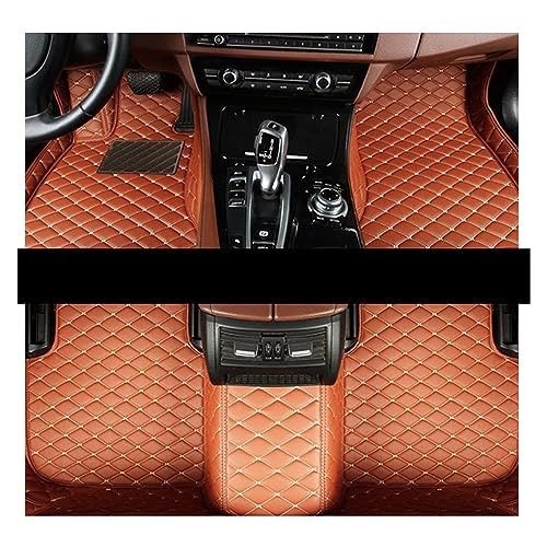 Tapis de sol pour Ford Mustang 2015-2022 sur mesure marron