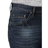 Wrangler Authentics Męskie dżinsy slim fit z prostą nogawką, Kruk, 40W x 32L