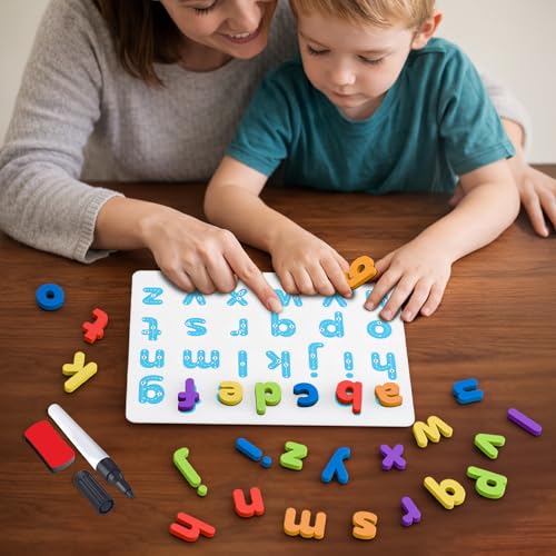 Image of Play Panda Learn to Write Small Letter Magnetic Learning Board Game for Kids