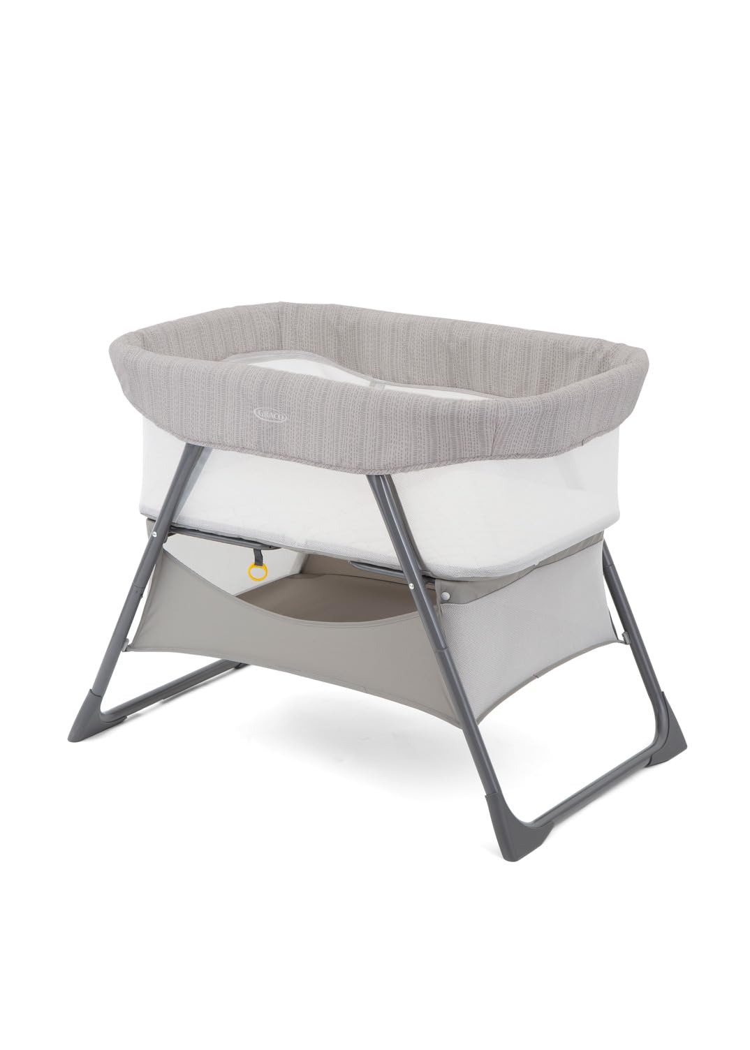 GRACO - Side-By-Side Culla fianco letto, dalla nascita fino a circa 6 mesi (0-9 kg), trasportabile, Fossil
