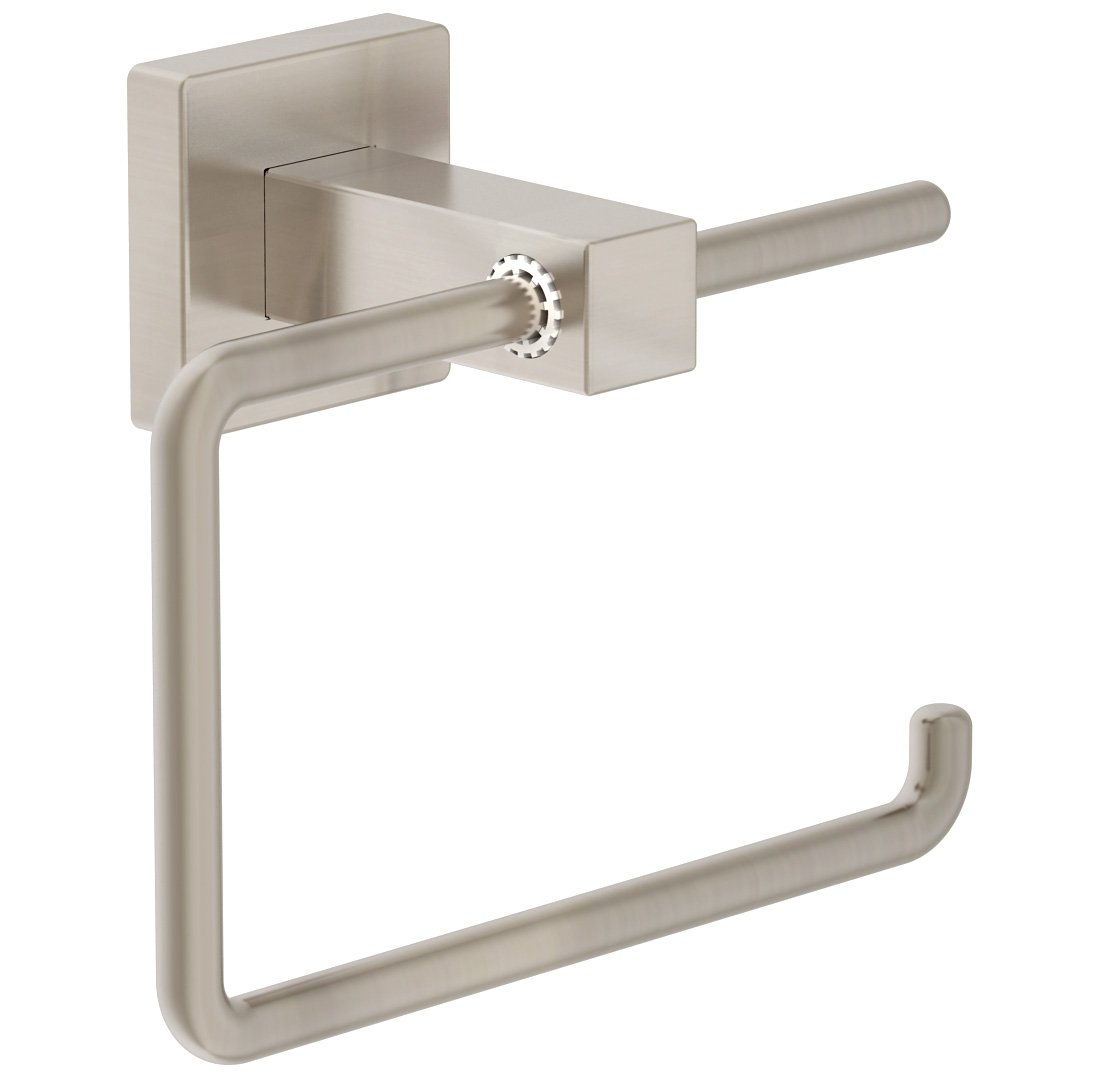 - Symmons 363TP-STN Duro Wall-Mounted Toilet Paper Holder in Satin Nickel