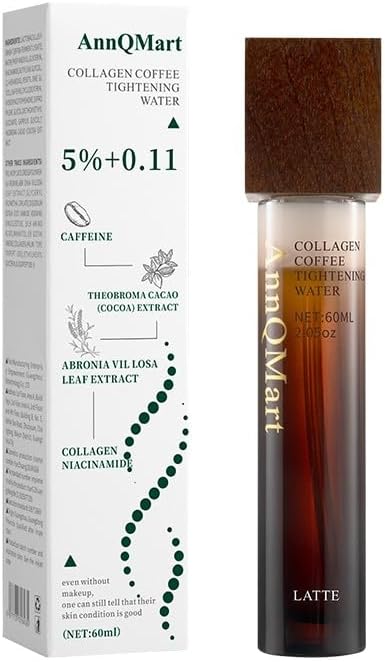 Tônico facial AnnQMart com PDRN, cafeína, colágeno, niacinamida, ceramidas e pantenol