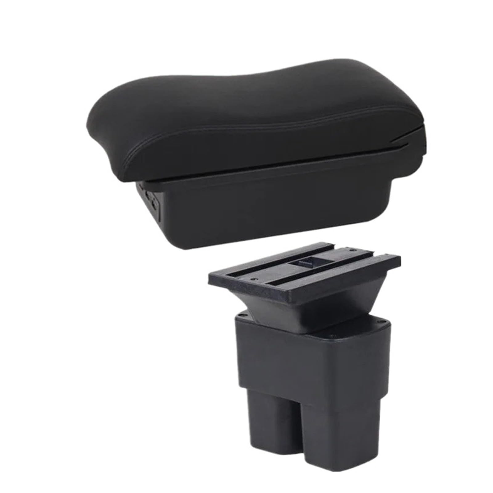 GBGWRMRYX Center Armrest Box For NV200 For Evalia Car Armrest Storage Box Interior Dedicated Retrofit Parts Accessories Arm Rest(B black line 3USB)