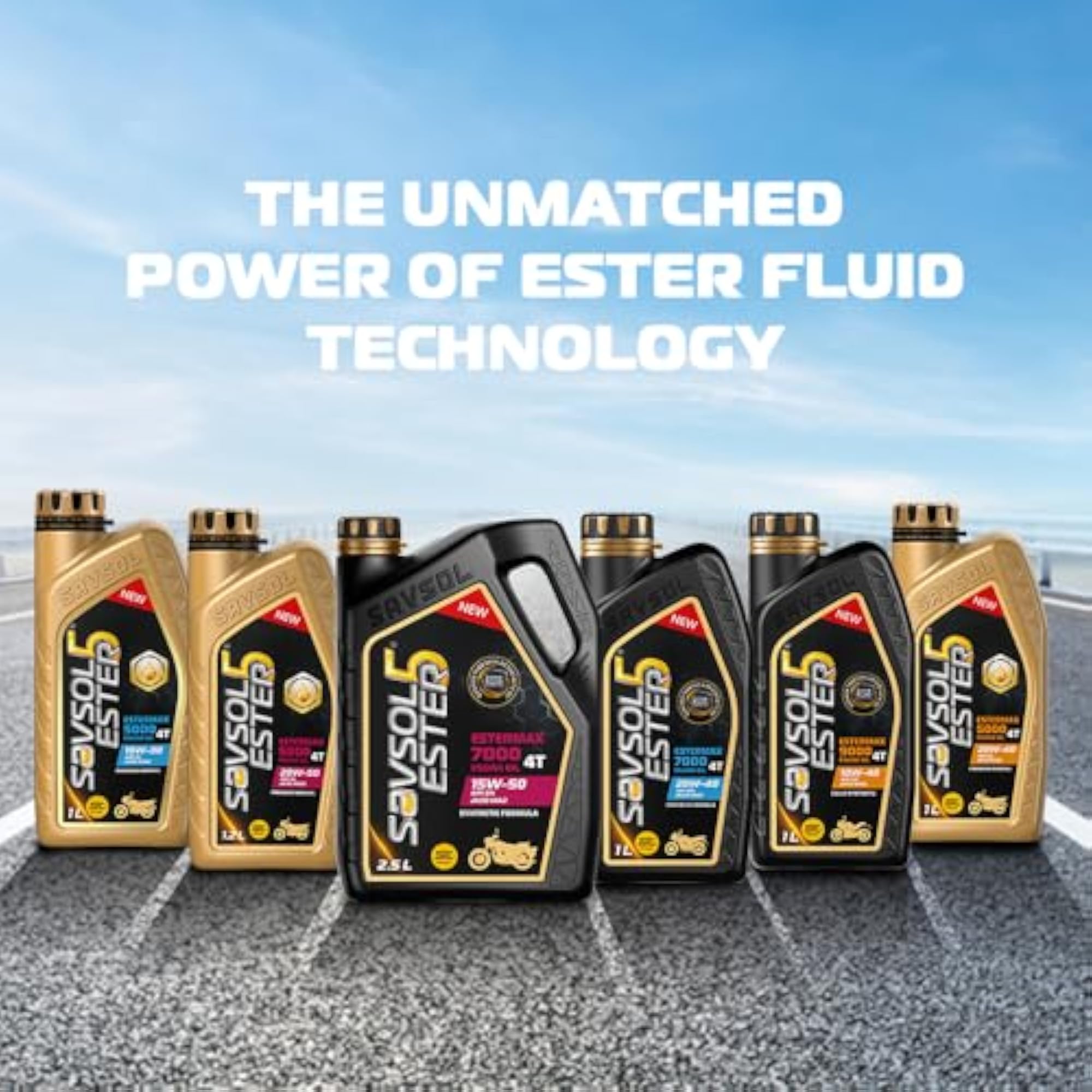 ESTER5 ESTERMAX 5000 4T 20W-50 Engine Oil for Bikes