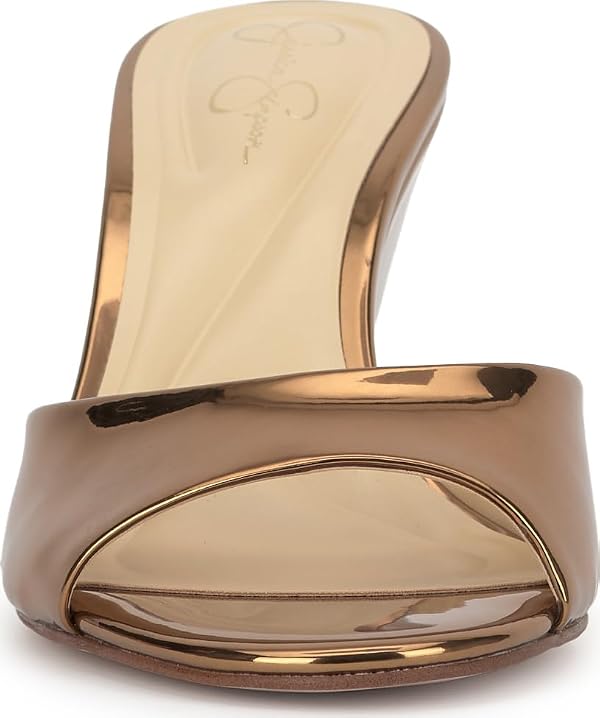 Jessica Simpson Women's Bolir Wedge Sandal, Bronze, 8 by Jessica Simpson - Used condition - Image 2