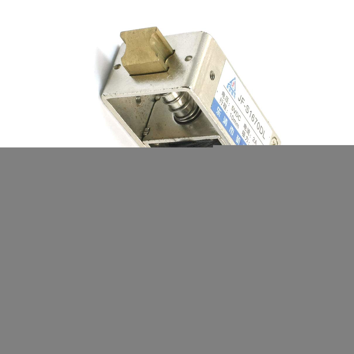 Bloqueo de solenoide de puerta 12V 2A Aexit Q3184XIII-5086RV con carrera 10mm