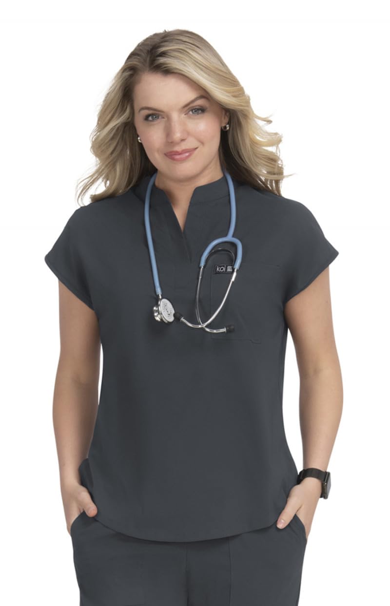 Blouse médicale extensible KOI Basics Ari idéale pour les longues gardes