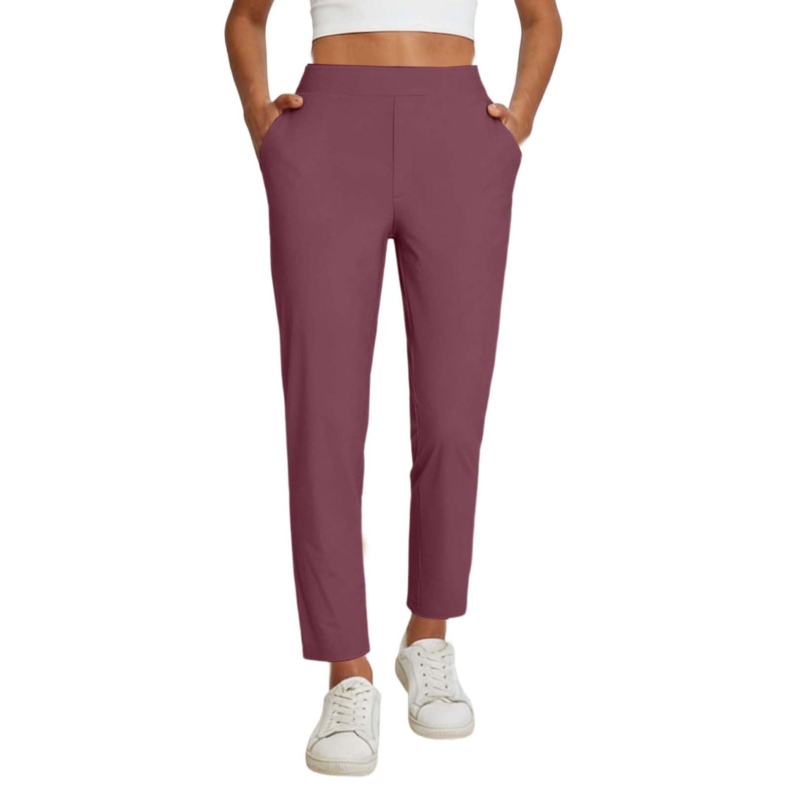 Pantalon de jogging d'été aéré à taille haute élastique