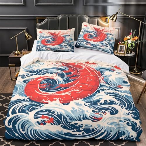 Housse de couette allergie microfibre hypoallergique 260x220 - 2