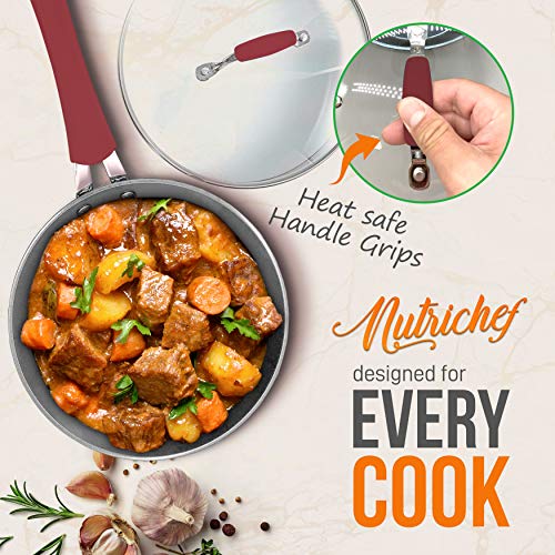 "NutriChef 11 Pc Cookware Set" - Image 6