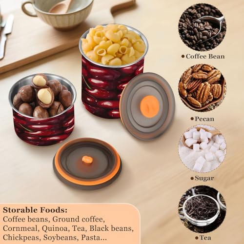 Contenedor hermético para café 17 oz acero inox miniatura 5