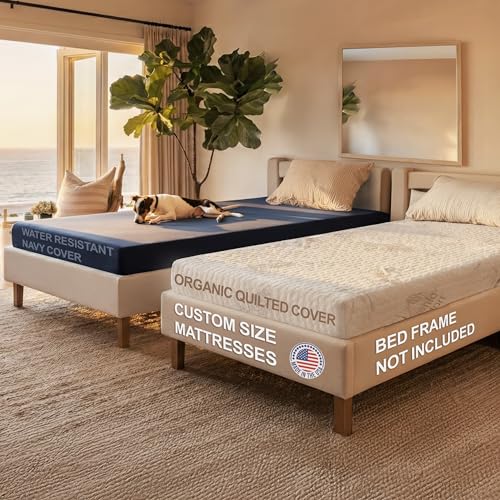 Foamma Custom Mattress - High-Density Foam Pad & Cushion for Beds...