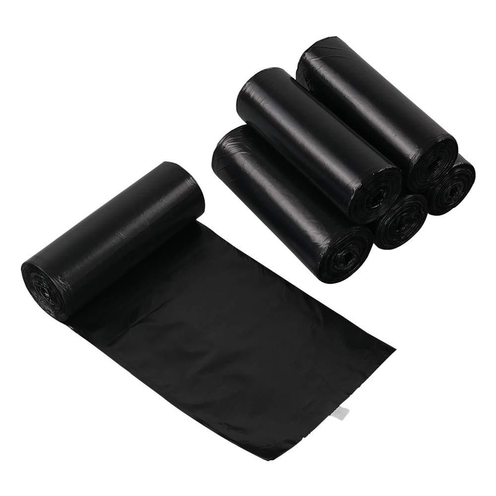 Gloreen Sacchetti Rifiuti 5 Litri | 6 Rotoli X 150 Sacchetti Totali | Neri, Inodori E Resistenti Per Casa, Cucina, Bagno - 3