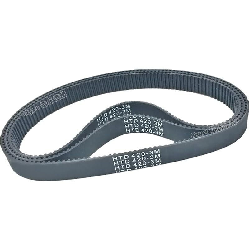 2PCS 390-3M 393-3M 396-3M 399-3M 402-3M 405-3M 414-3M 420-3M Drive Timing Belt 3M Belt Pitch 3mm 10 15 20 25mm 30mm 411-3M (HTD396-3M,10mm)