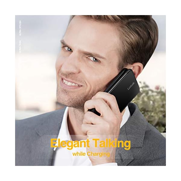 Luxtude-5000mAh-Portable-Charger-for-iPhone-Ultra-Slim-Mfi-Apple-Certified-External-Battery-Pack-Built-in-Lightning-Cable-Fast-Charging-Power-Bank-for-iPhone-1211-ProXXRXS-Max876S6-Plus6 Luxtude 5000mAh Portable Charger iPhone Built in Lightning Cable (MFi Apple Certified), Ultra Slim External Battery Pack, Fast Charge Power Bank for iPhone 14/13/12/11 Pro/X/XR/XS Max/10/8/7/6S etc.