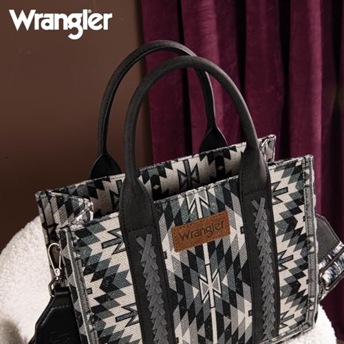 Image of Montana West X Wrangler Tote Bag for Women Boho Aztec Shoulder Purse Top Handle Satchel Handbag