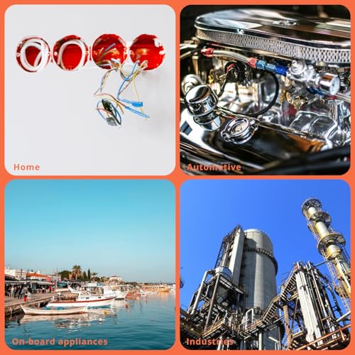 72 pcs lever nut wireconnectors 1 in 12345 out compact lever splicing wire connectors kit 28-12 awg splicing connector splitter