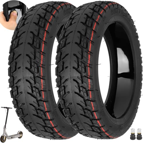 VOLOHAS 60/70-6,5 Offroad Tubeless Reifen für Xiaomi 5/5 Pro/5 Max/Xiaomi Elite,für Ninebot MAX G30/G30D/G30D 2 Elektroroller Verschleißfester Vakuumreifen Ersatzräder Selbst Reparierbar Pannensicher