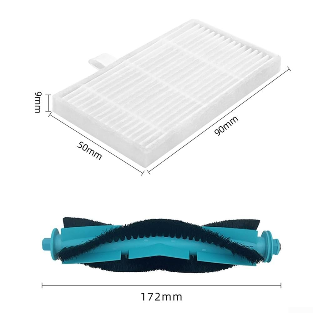 Kit pièces de rechange pour Laresar L20+ : 1 brosse principale, 1 latérale, 2 filtres HEPA, 2 lingettes, 2 sacs à poussière - Electroménager