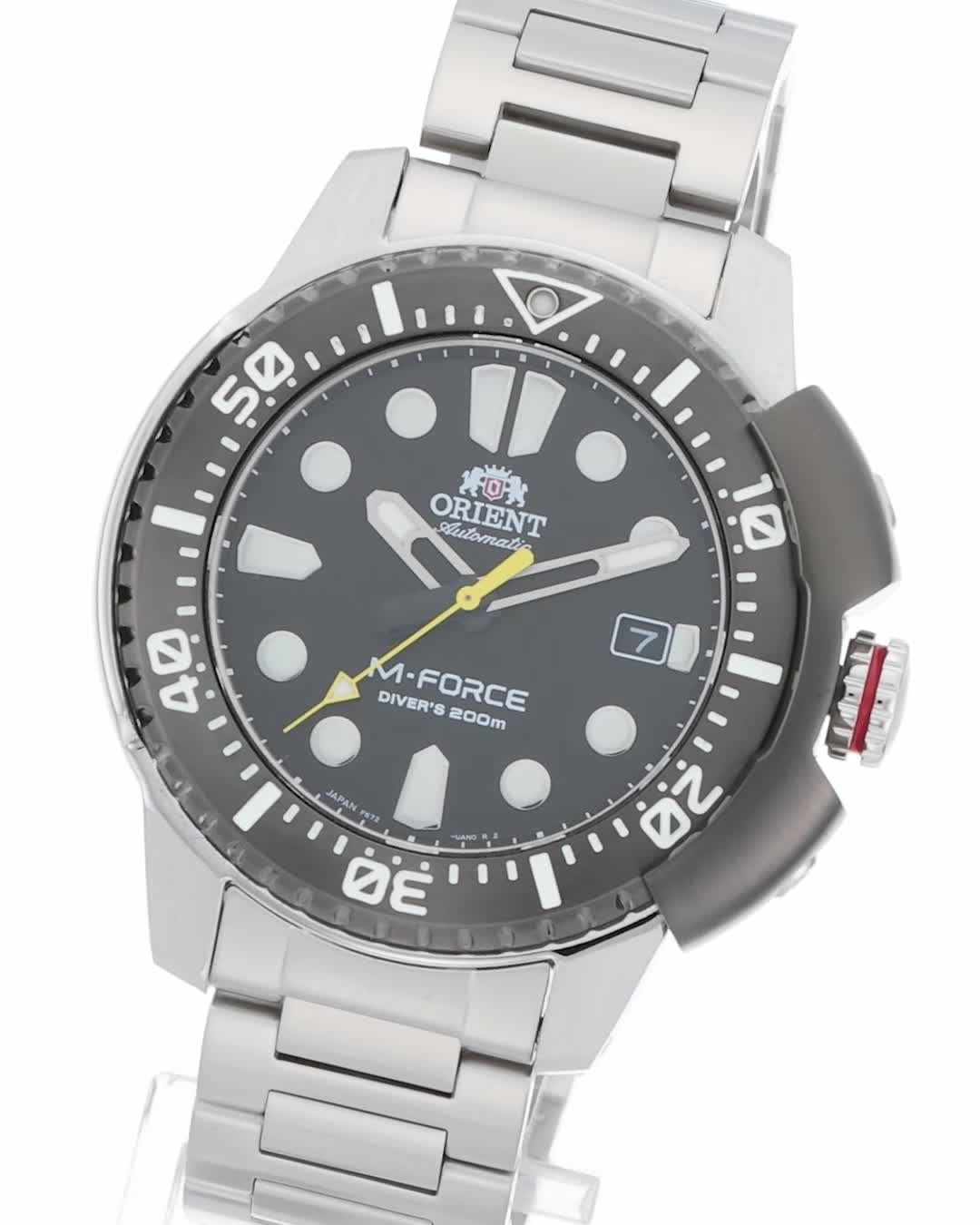 Amazon.co.jp: [オリエント]ORIENT 自動巻き腕時計 M-Force エム